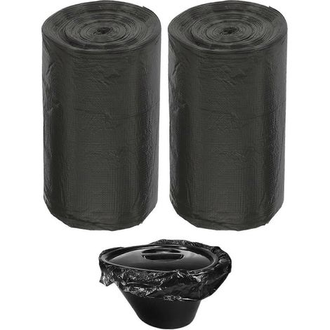 100 sacs de toilette portables pour le camping, sacs de toilette jetables, sacs pour pot de chambre 2024THO (1/5)