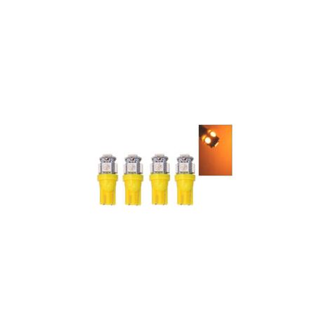 Geeignet für T10 W5W Bl 4er-Pack mittelgroße LED-Lampen 5ST 5050SMD 12V DC grün