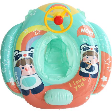 Schwimmring für Kinder – Sommer-Wasserspielzeug – Aufblasbarer Schwimmring für Kinder (1–5 Jahre) mit Pumpe