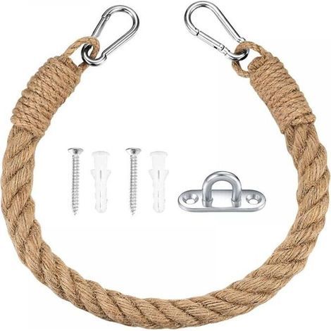 Porte-Papier Toilette en Corde de Chanvre Naturelle – Porte-Serviettes Écologique pour Salle de Bain et Cuisine (1/3)