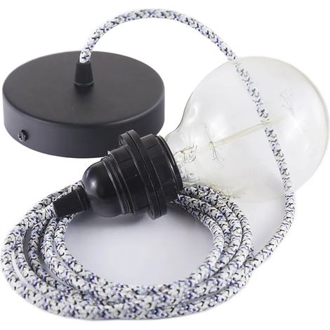 Lampe suspension Creative Cables rx04 pixel câble textile 1 m (1/3)