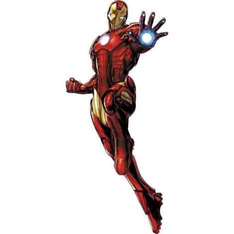 Stickers géant Iron Man Marvel H 130 CM
