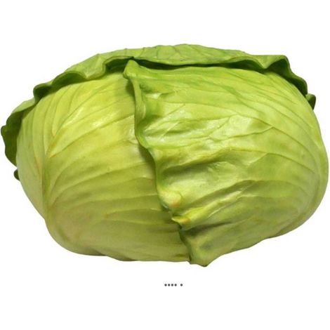 Faux Chou blanc pour décors D 19 cm (1/3)