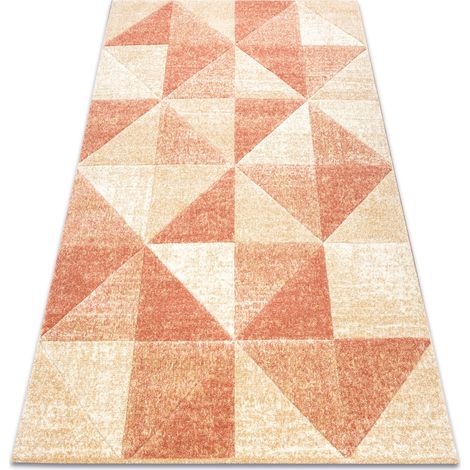 Tappeto FEEL 5672/17911 triangoli beige/terracotta orange 140x190 cm
