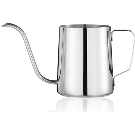 Bouilloire à verser, Théière à bec verseur à col de cygne, Carafe de 355ml avec oreille suspendue, Bec long et étroit, Carafe compte-gouttes à col de cygne, Carafe à café pour le camping et (1/5)