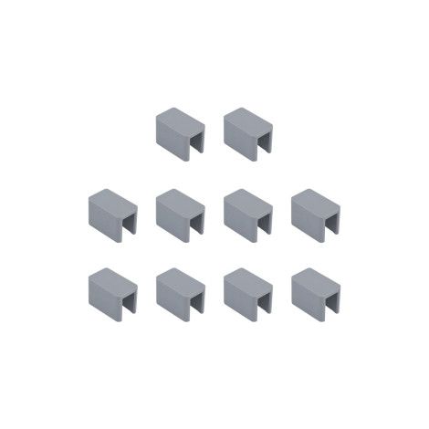 Legrand - LOT de 10 Capots d'extru00e9mitu00e9s pour peignes HX3 - Ru00e9f. : 404989 x10 (1/4)