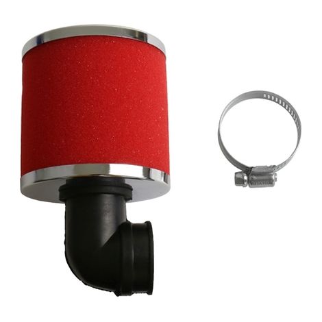 ATHENA Konischer Schwamm-Luftfilter 90° 35x80x140 für Auto und Motorrad