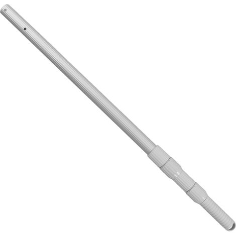 Perche télescopique en aluminium pour piscine, manche de nettoyage de piscine renforcé, pour épuisette, extensible jusqu'à 192 cm (1/5)