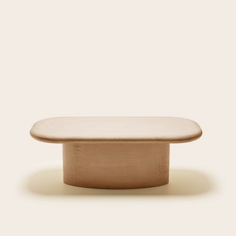 Table basse en Enduit minéral à l'effet béton CALIX