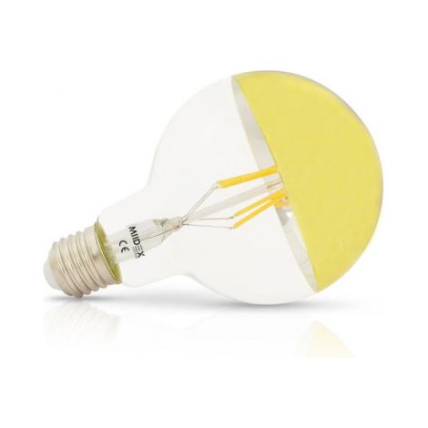 LED FIL COB GLOBE G95 E27 6W 2700K MIROIR DORE BOITE MIIDEX VISION-EL 71538 (1/5)