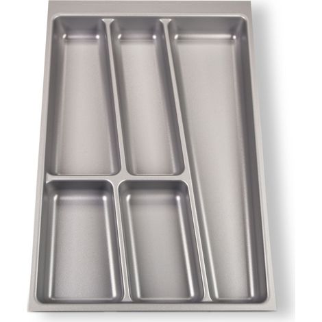 ORGA-BOX II Besteckeinsatz 400 mm silbergrau Besteckkasten für Nobilia-Schubladen bis Mitte 2013 (1/5)
