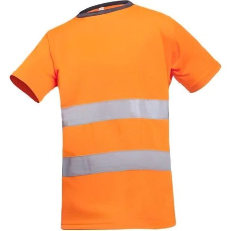 Tee-shirt de travail orange fluo Cartura- taille 3XL - Sioen
