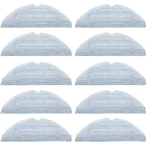 CREA 10 Pcs Mop Rag Compatible With Xiaomi Roborock S7/t7 Plus,robotic Spare Parts (1/4)