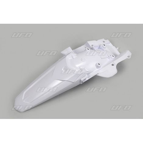 Guardabarros trasero UFO para Yamaha YZF 250 '19-'22, YZF 450 '18-'22, color blanco.