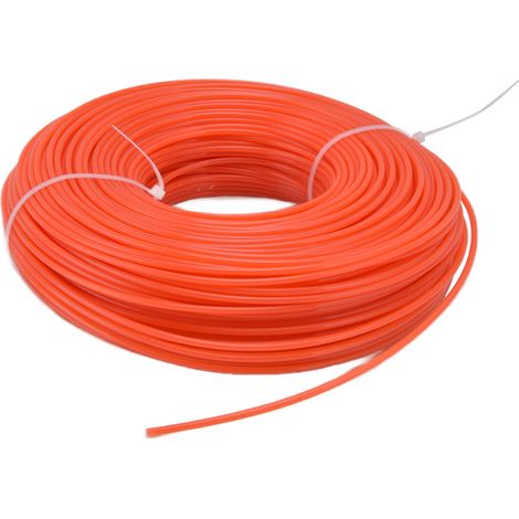 Fil de coupe-bordures rond en nylon de 2,4 mm, outil de jardinage pour débroussailleuse (1/5)