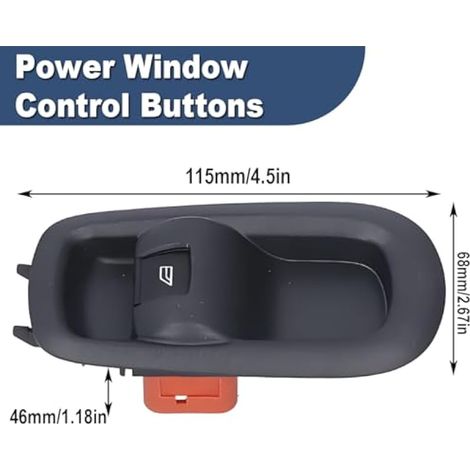 1770507 Bouton de Commande de fenêtre électrique pour Ford Transit Mk8 [à partir de 2014] Transit Custom [à partir de 2012] 6 Broches, côté Passager Remplacement pour BK2T14529AB (1/5)