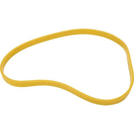 Pneu de Scie à Ruban Antidérapant, Pneus de Scie à Ruban en Caoutchouc Résistance à l'usure Réduction du Bruit 2 Pièces Pièces de Rechange Jaunes Bonne Traction de la Lame pour (1/5)