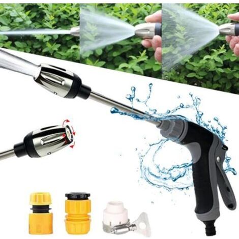 Jet puissant sur tuyau,power jet,power nettoyeur haute pression pour chaque tuyau d'arrosage,Turbo Washer Version améliorée par onde de choc puissante nettoyeur haute pression pour tuyau d'arrosage