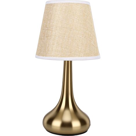 Lampe de chevet LED à intensité variable, lampe décorative pour table de nuit ou bureau, type 1, pour chambre ou salon (1/5)