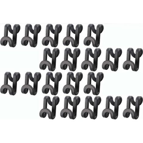 Système d'organisation ingénieux, crochets en cascade pour organisateur de placard robuste, gain de place multifonctionnel pour cintres en velours, respectueux de l'environnement. (1/4)