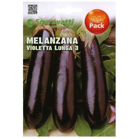 SEMI PER ORTAGGI E VEGETALI melanzana violetta lunga