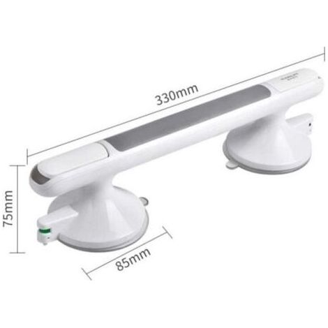 FENOPLASTICAMain Courante De Sécurité Pour Toilettes, Sans Perforation, Fixation Par Ventouse (1/4)