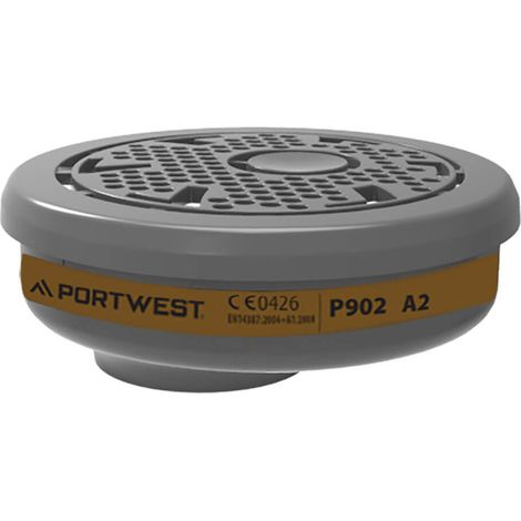 Filtro A2 para gases con conexión de bayoneta PORTWEST P902
