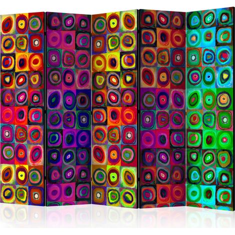Paravento - Colorful Abstract Art II [Room Dividers] - 225x172 (1/4)