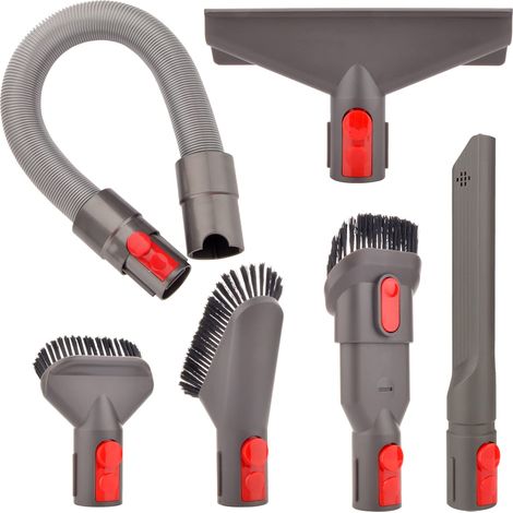 Kit 6en1 Brosses Tuyau Flexible Dyson V6-V15 (1/3)