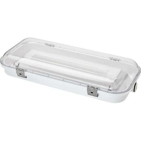 Boîtier étanche « Dunna » IP66/IK10 36,8x16,5x6,8cm en ABS blanc auto-extinguible (1/2)
