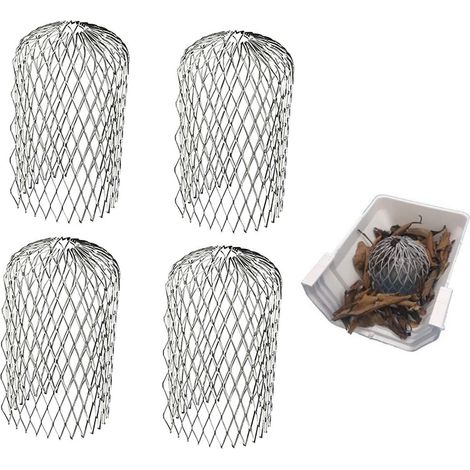 Grille de Gouttière et Drain en Aluminium 4 Pièces (1/5)
