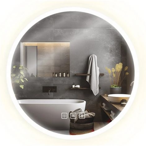 MIROIR LED BLUETOOTH FFJ 60CM (1/5)