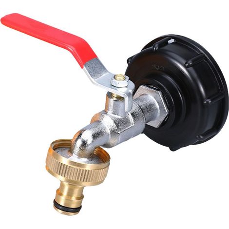 Adaptateur de robinet pour vidange de réservoir IBC 3/4 pouce (1/5)