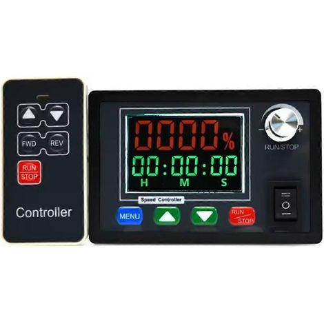 Timing Remote commande Reversible 0-réglable DC 10-55V 40A DC moteur vitesse contrôleur PWM numérique écran (1/5)