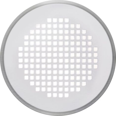 Zehnder Design-Abdeckgitter rund Aufputz Torino weiß m.Filter DN 125, 990320791