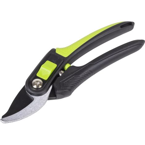 Sealey GTSG004 Bypass Secateurs with Soft Grip Handle, 3-Stage Safety Lock & Carbon Steel Blade, 220mm (1/3)