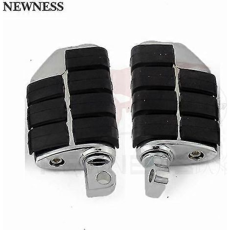 Motorrad-Fußrasten mit 32 mm / 1,25" Klemmung, Motorschutzbügel, Highway-Fußrasten für Harley Softail Touring Dyna Custom – Chrom-Fußrasten (1/5)