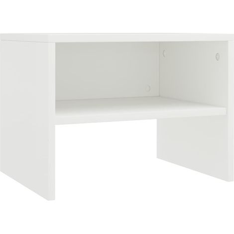 Table de chevet Blanc 40 x 30x30 2 (1/5)
