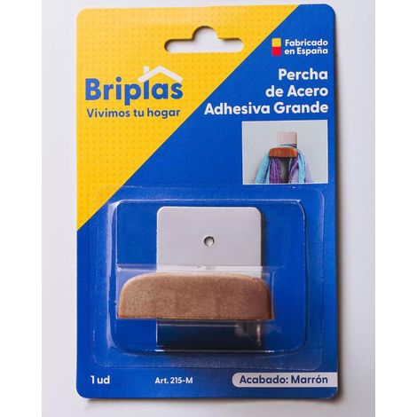 FPLUS briplas colgador percha cocina inox adhes 1u grande  215m (1/2)