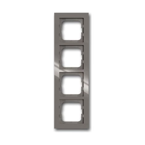 Cornice per interruttore Busch-Jaeger 1754-0-4449 senza viti grigio