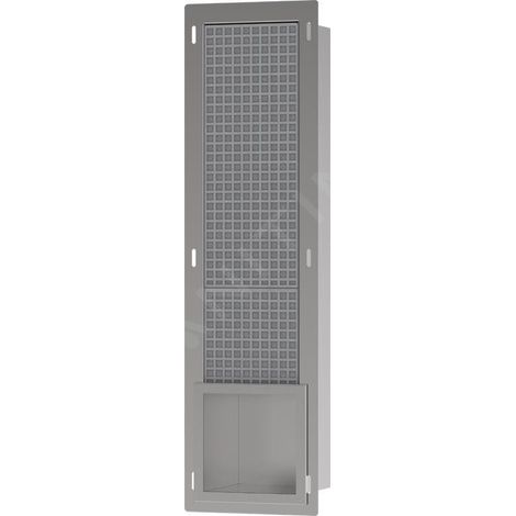 Hansgrohe XtraStoris Original - Porte-papier toilette encastré, acier brossé 56058800 (1/6)