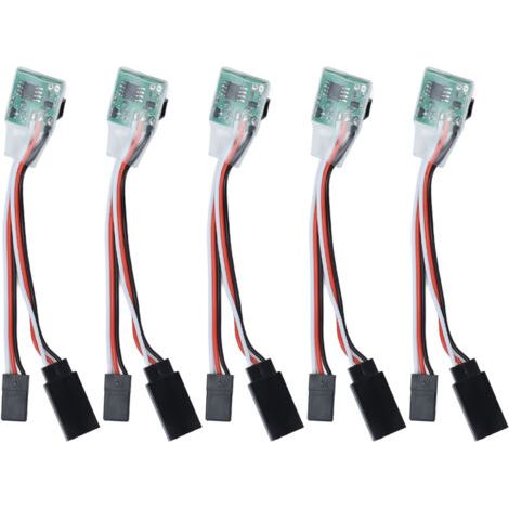 5 Stück Universal-Drehumrichter für RC-Servomotoren, kompatibel mit 4-6V Flugzeugen und Modellflugzeugen (1/5)