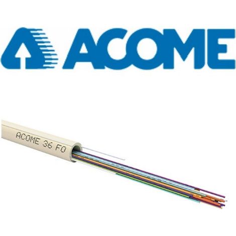 Câble colonne montante 72 fibres optiques longueur 100m MODULO 12 (ACOME N8655A HomePACe ACOPTIC) (1/2)