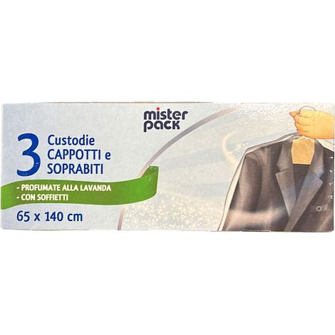 DOMOPAK - 3 CUSTODIE CAPPOTTI 65X140CM