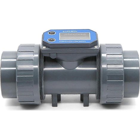 Débitmètre électronique en PVC pour la mesure précise des liquides dans les systèmes d'irrigation et de purification d'eau au méthanol DN40 (1/5)