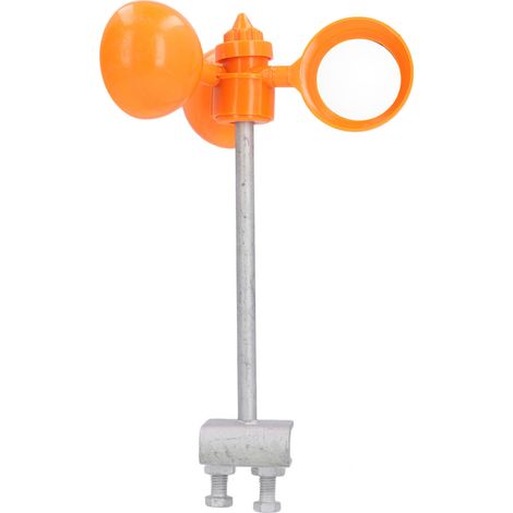 Base de barre de fer multifonctionnelle de petite taille, dissuasion réfléchissante des oiseaux, alimentée par le vent, rotation (1/5)