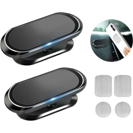 Support Telephone Voiture Magnetique, Porte Téléphone Voiture Aimanté, Aimant Telephone Voiture, Rotation 360° Support de Voiture Magnétique, Compatible avec iPhone/Samsung/Huawei/XIAOMI etc. (1/5)