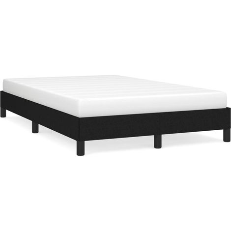 Cadre de lit noir 120x190 tissu (1/5)