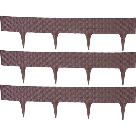 Palisade RattanPalisade L-2,40 m, Dunkelbraun, Pack. 3 Stk., 820x95/200 mm, UV (1/5)