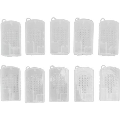 10-teiliges Königinnenkäfig-Set – Extra großes Imker-Set – Königinnenkäfig aus Kunststoff – Königinnenkäfig im koreanischen Stil – 10er-Set – Zubehör zur Königinnenzucht (1/5)